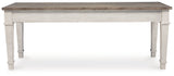 Skempton White/Light Brown Storage Bench (Online Special Price) - Ornate Home