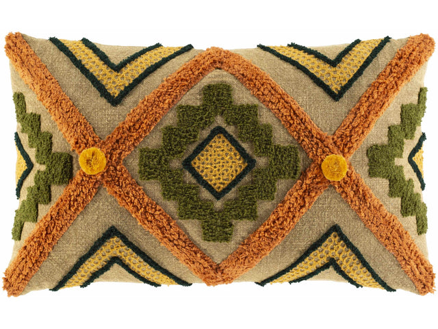 Skibbereen Boho Geometric Lumbar Pillow - Ornate Home