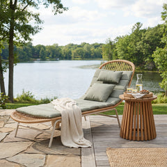 Skim Multicolor Chaise Lounge - Ornate Home
