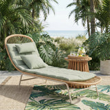Skim Multicolor Chaise Lounge - Ornate Home
