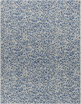 Skipsea Blue Leopard Performance Outdoor Rug - Ornate Home