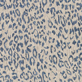 Skipsea Blue Leopard Performance Outdoor Rug - Ornate Home