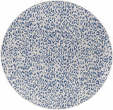 Skipsea Blue Leopard Performance Outdoor Rug - Ornate Home