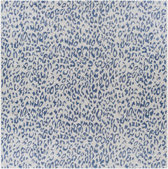 Skipsea Blue Leopard Performance Outdoor Rug - Ornate Home