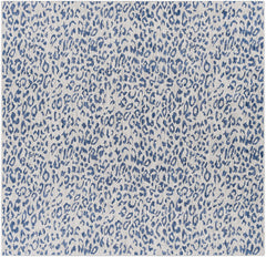 Skipsea Blue Leopard Performance Outdoor Rug - Ornate Home