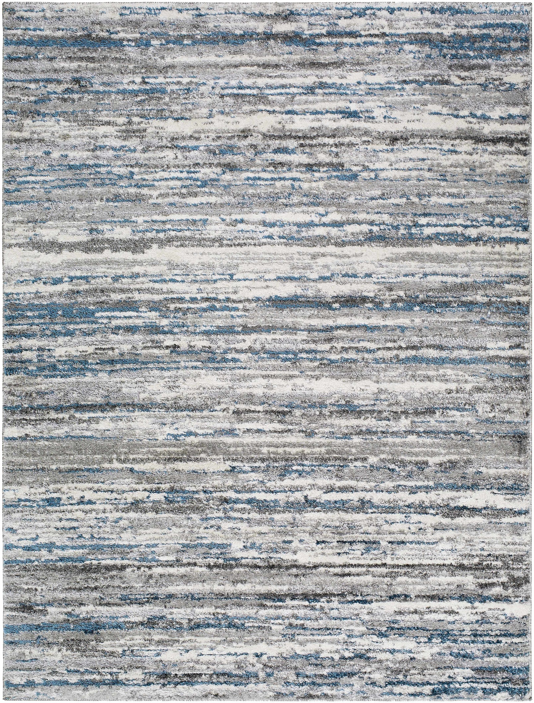 Skule Gray & Blue Area Rug - Ornate Home