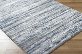 Skule Gray & Blue Area Rug - Ornate Home