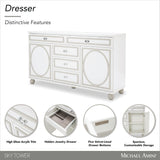 Sky Tower Cloud White Dresser - Ornate Home