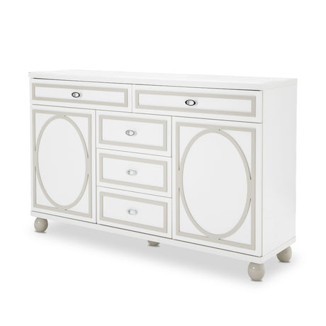 Sky Tower Cloud White Dresser - Ornate Home