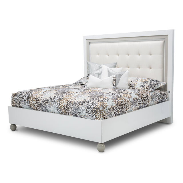 Sky Tower Cloud White/Ice Bed - Ornate Home
