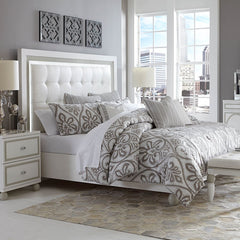 Sky Tower Cloud White/Ice Bed - Ornate Home