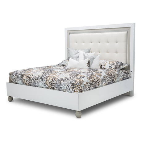 Sky Tower Cloud White/Ice Cal. King Bed - Ornate Home
