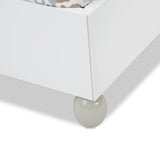 Sky Tower Cloud White/Ice Eastern King Bed - Ornate Home