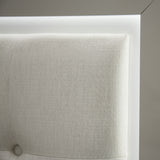 Sky Tower Cloud White/Ice Eastern King Bed - Ornate Home