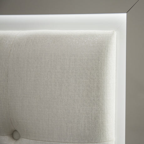 Sky Tower Cloud White/Ice Eastern King Bed - Ornate Home