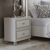 Sky Tower Cloud White Nightstand - Ornate Home