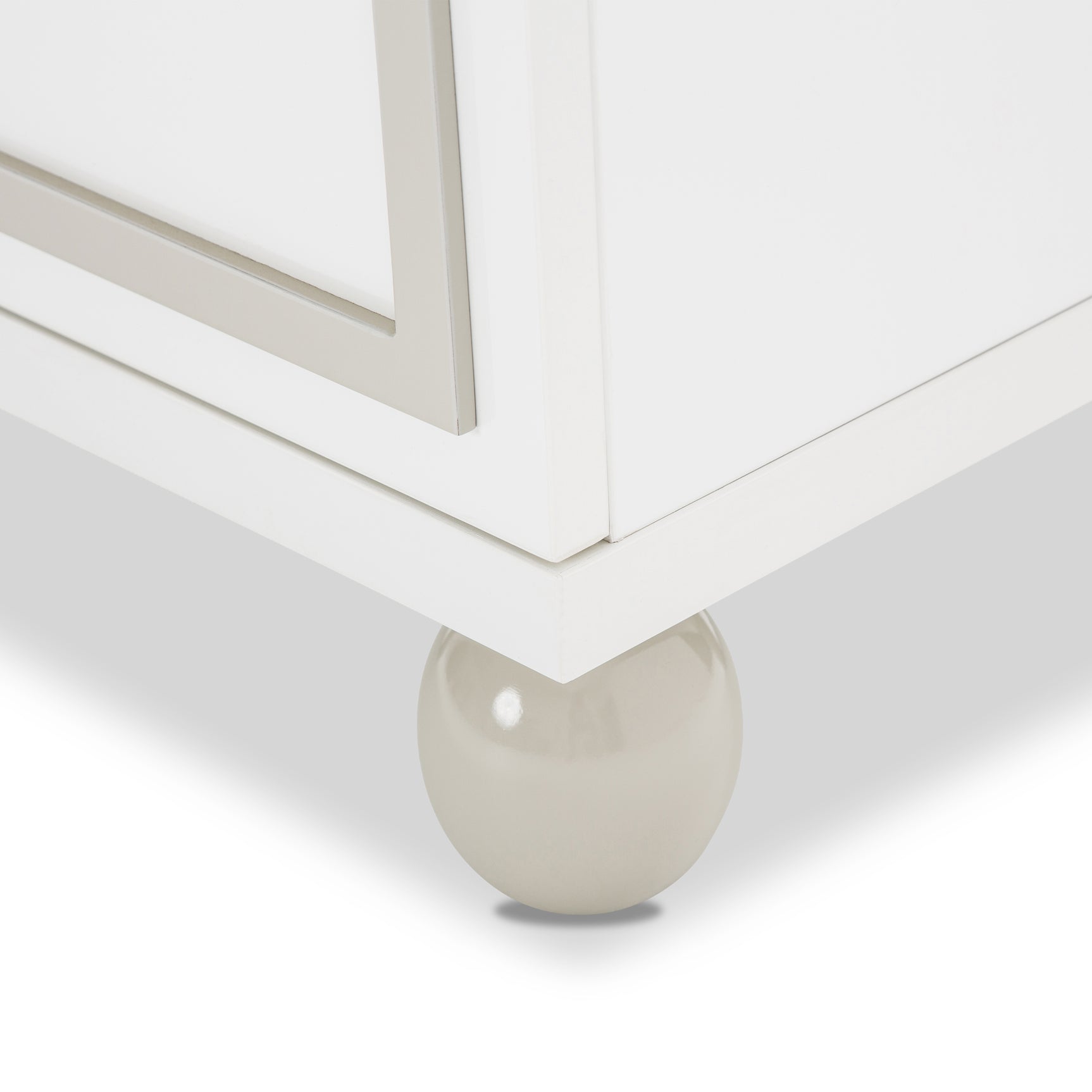 Sky Tower Cloud White Nightstand - Ornate Home