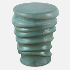 Skye Blue Modern Garden Stool - Ornate Home