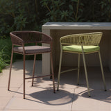 Skye Brown Barstool (Set of 2) - Ornate Home