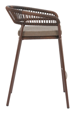 Skye Brown Barstool (Set of 2) - Ornate Home