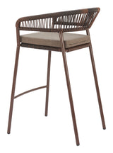 Skye Brown Barstool (Set of 2) - Ornate Home