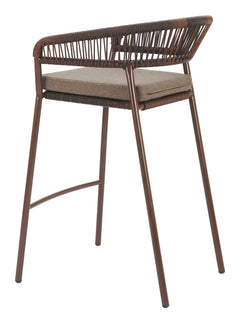 Skye Brown Barstool (Set of 2) - Ornate Home