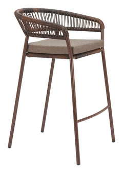 Skye Brown Barstool (Set of 2) - Ornate Home