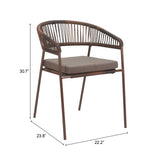 Skye Brown Dining Chair (Set of 2) - Ornate Home