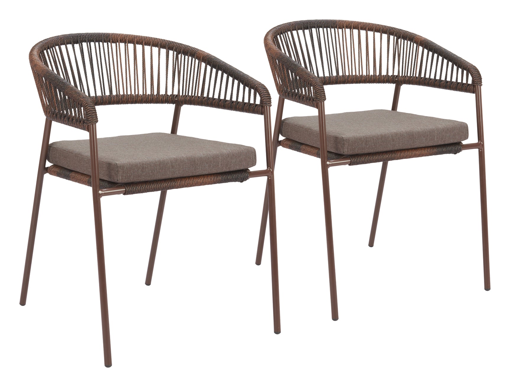 Skye Brown Dining Chair (Set of 2) - Ornate Home