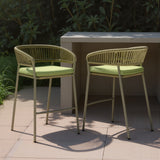 Skye Green Barstool (Set of 2) - Ornate Home