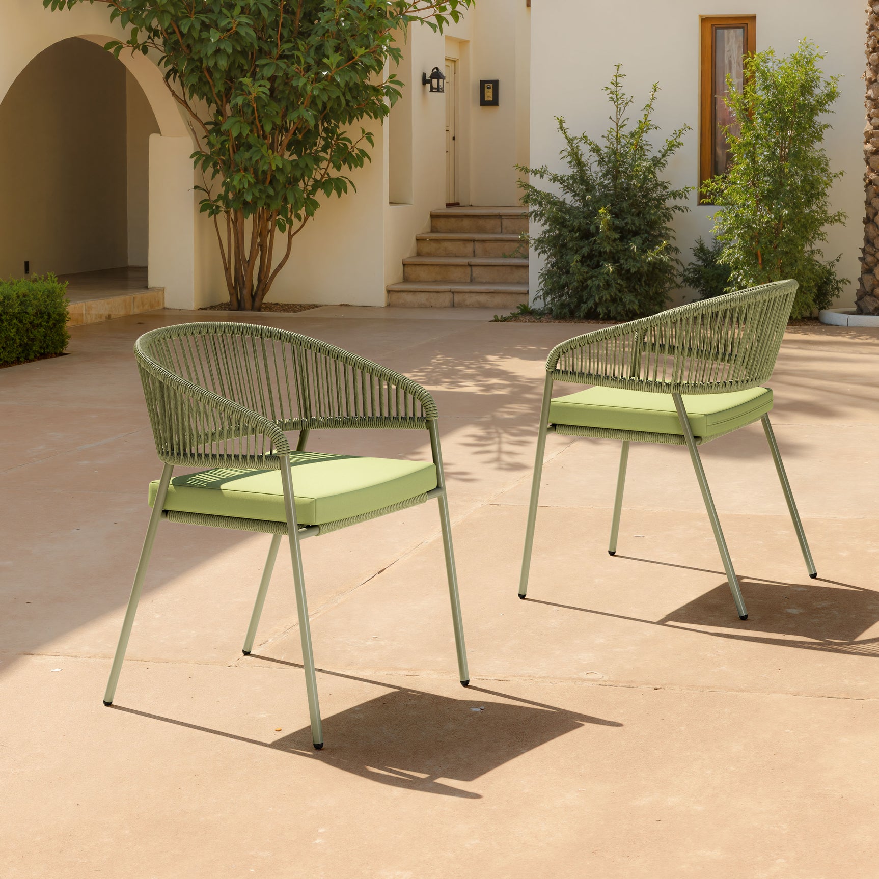 Skye Green Dining Chair (Set of 2) - Ornate Home