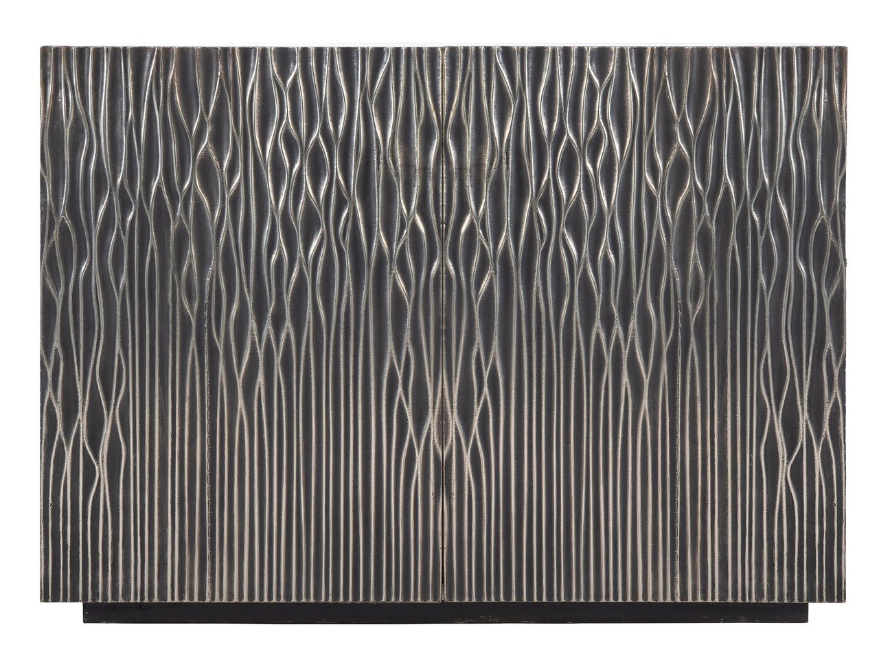 Skylar Antique Silver Door Chest - Ornate Home