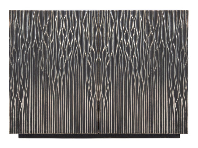 Skylar Antique Silver Door Chest - Ornate Home