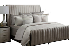 Skylar Champagne Comforter Set - Ornate Home