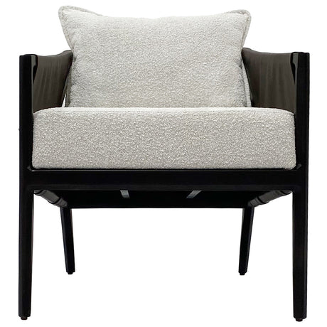 Skylar Ivory/Brown Accent Chair - Ornate Home