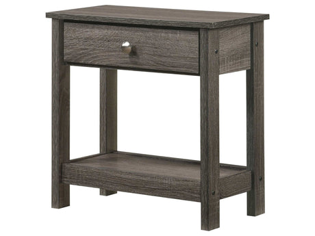 Skyler Gray Nightstand - Ornate Home