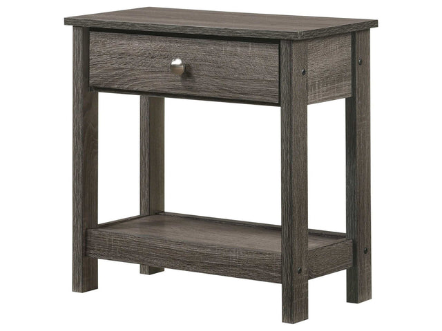 Skyler Gray Nightstand - Ornate Home