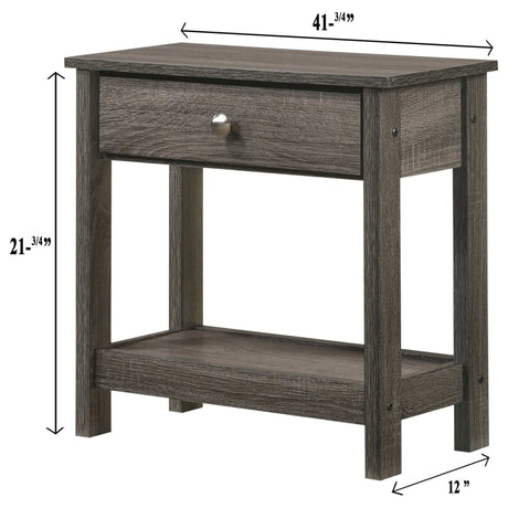 Skyler Gray Nightstand - Ornate Home
