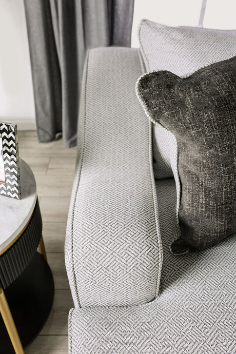 Skyline Pewter/Gray Sofa & Loveseat - Ornate Home