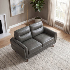 Slate Gray Loveseat - Ornate Home
