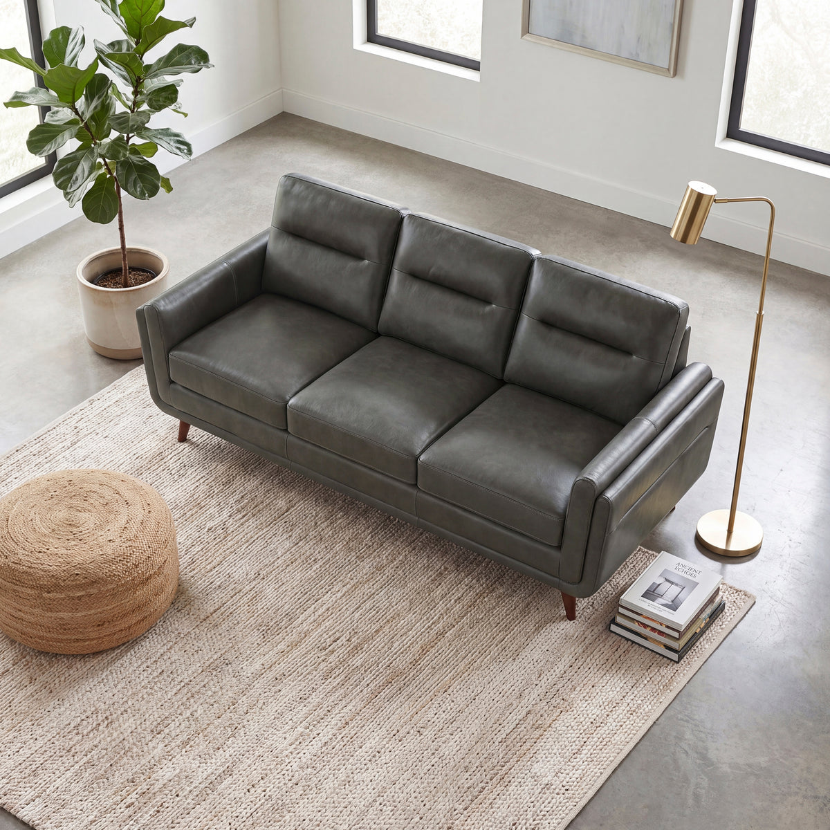 Slate Gray Sofa - Ornate Home