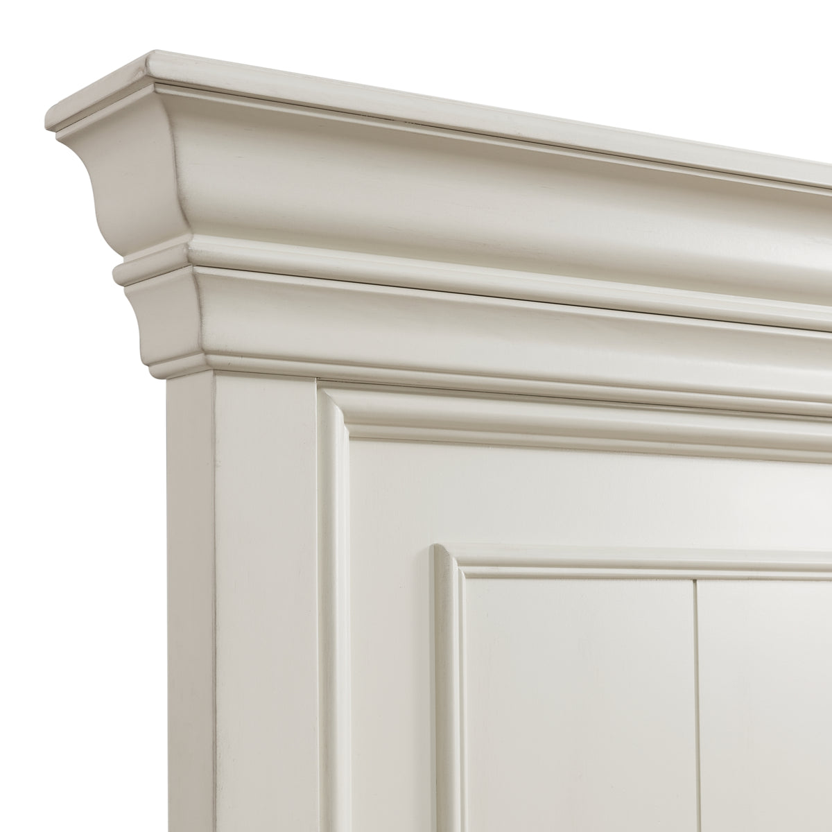 Slater Antique White 3-Piece King Platform Storage Bedroom Set - Ornate Home