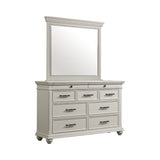 Slater Antique White 5-Piece Queen Platform Storage Bedroom Set - Ornate Home