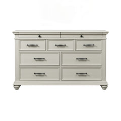 Slater Antique White Dresser - Ornate Home