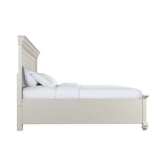 Slater Antique White King Bed - Ornate Home