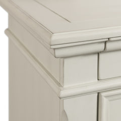 Slater Antique White Nightstand with USB - Ornate Home