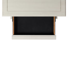 Slater Antique White Nightstand with USB - Ornate Home