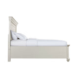 Slater Antique White Queen Platform Storage Bed - Ornate Home