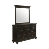 Slater Black Dresser & Mirror Set - Ornate Home