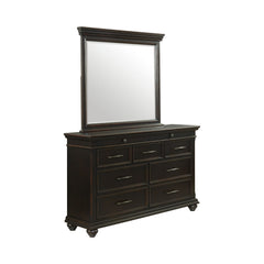 Slater Black Dresser & Mirror Set - Ornate Home